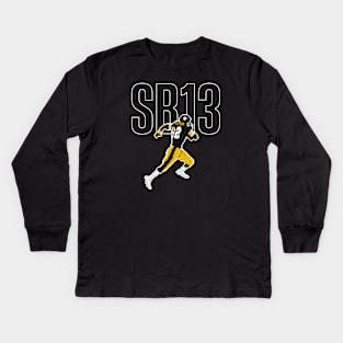 SB 13 - Stallworth's 75-yard Touchdown Kids Long Sleeve T-Shirt